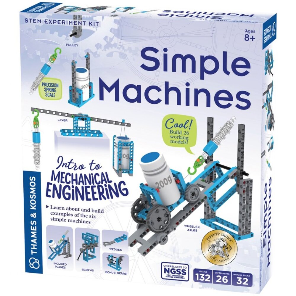 Thames & Kosmos Simple Machines STEM Experiment Kit (8 years & up) educational